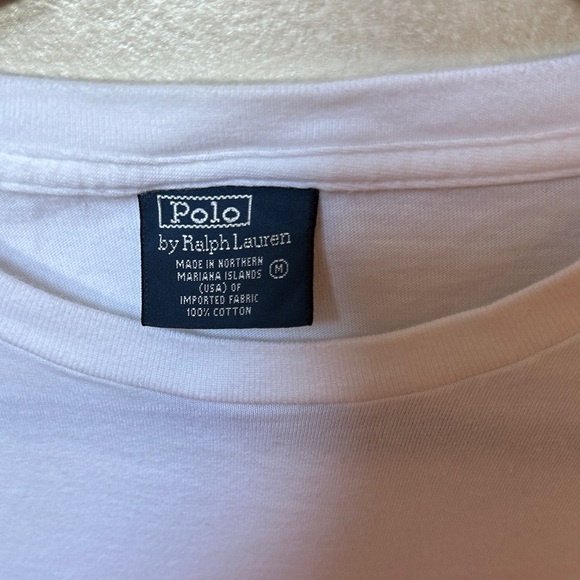 Ralph Lauren Polo long sleeve 100% cotton made in the US sz medium - Picture 2 of 3